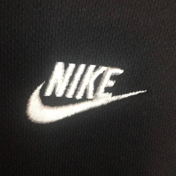 NIKE RED TAG VINTAGE HOODIE SIZE L ZIP POCKET ON SLEEVE - Picture 3 of 6